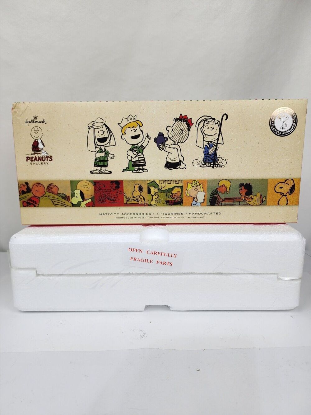 Box & Insert Only ~ Hallmark Peanuts Gallery Nativity Accessories 2023 ~ No Fig